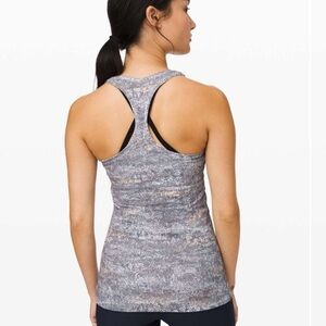Lululemon Cool Racerback II *Nulu in Frozen Vista Alpine White Multi